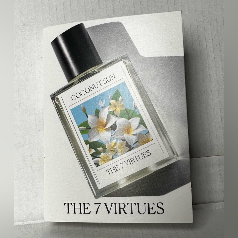 🎁 THE 7 VIRTUES Coconut Sun EDP (One - 1.7 mL Sample)